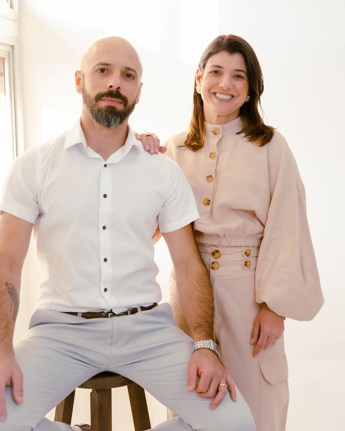 Priscila Duelli e Christiano Miranda, fundadores da Criativa